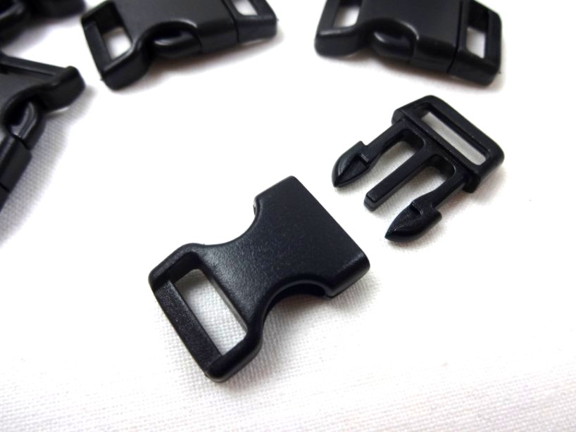 Klickspänne 10 mm svart