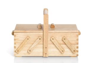 S729 Sewing Box in Light Wood - Small **