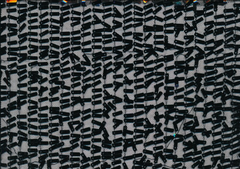 T4977 Fabric with Sequin black