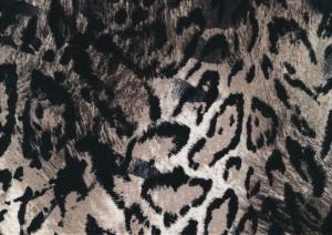 T5652 Viscose Jersey Fabric Animal Pattern brown