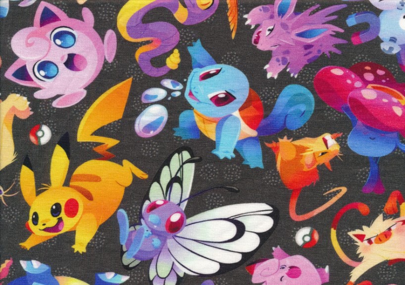 T5761 Sweatshirt Fabric Pokemon