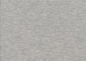 T5737 Rib Jersey Fabric light grey melange