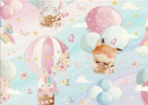 T5765 Jersey Fabric Flying Animals **