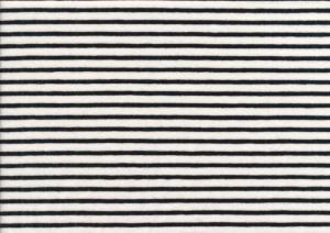 T6252 Jersey Fabric Stripe black