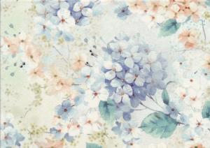 T6360 Jersey Fabric Hydrangea Bouquet