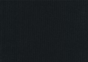 T6379 Wide Rib Jersey Fabric black