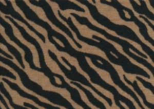 T6425 Knitted Jacquard Animal Pattern brown