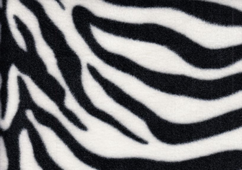 Fleece zebra