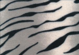 Fleece Fabric Tiger grey