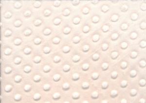 U3000 Minky Fabric Dots offwhite