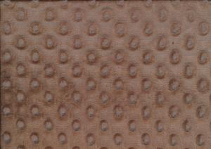 U5000 Minky Fabric Dots brown