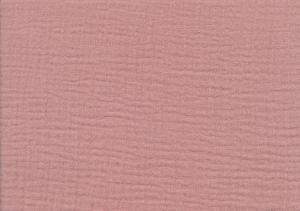 V646 Double Gauze Muslin Fabric old pink