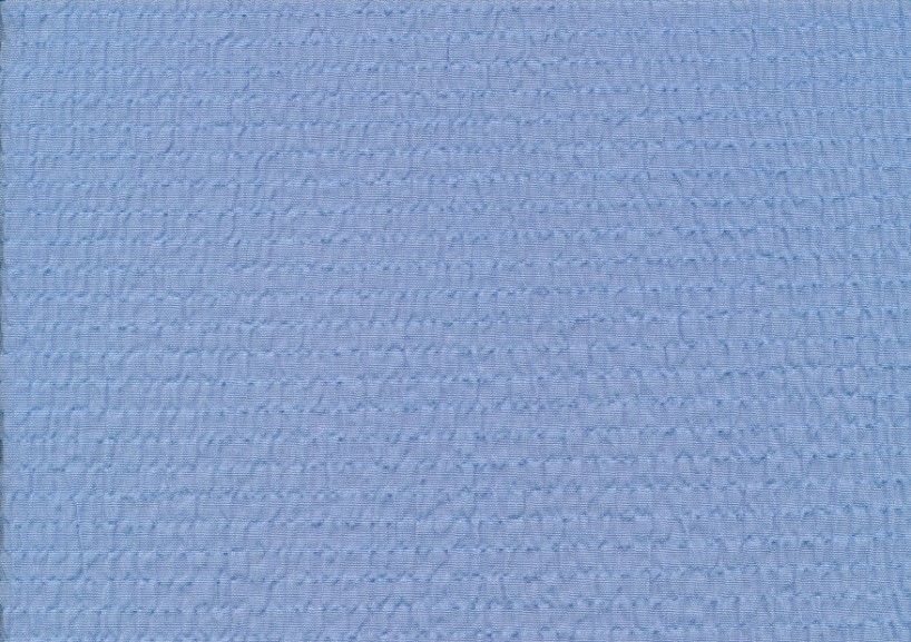 V685 Woven Bubble Viscose Fabric blue