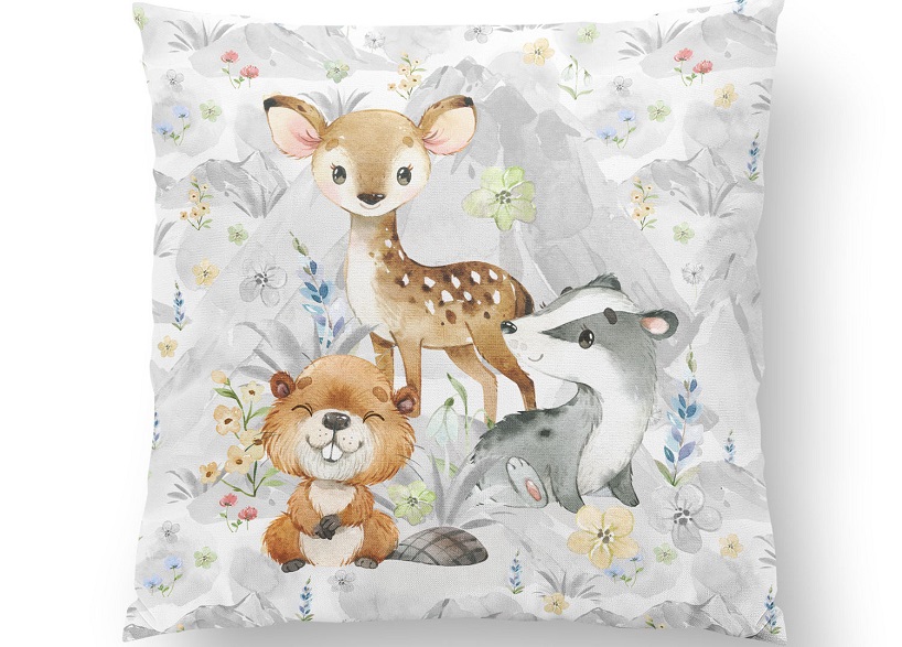 V930 Cotton Fabric Baby Animals Summer (38 x 38 cm) **