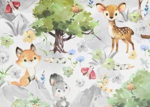 V936 Cotton Fabric Baby Animals Summer **