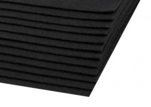 X401 Felt Fabric black (20 x 30 cm)