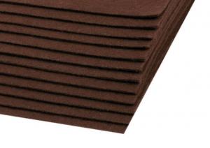 X401 Felt Fabric dark brown (20 x 30 cm)