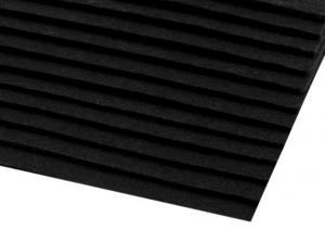 X402 Felt Fabric black(20 x 30 cm)
