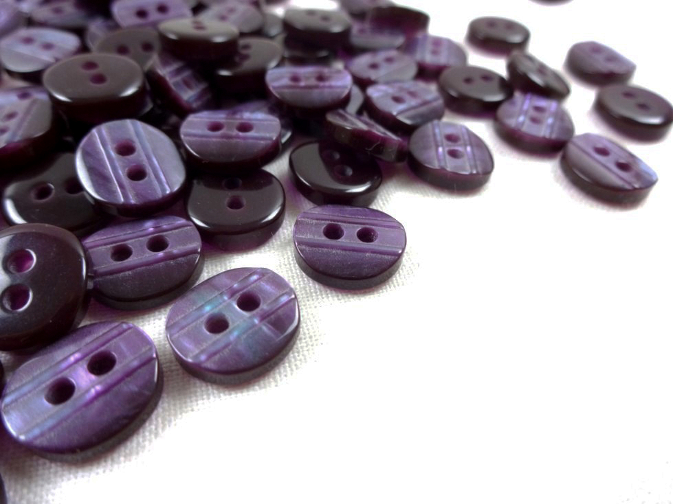 6 purple buttons of 18 mm K333