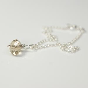 Champagne Crystal Single Bracelet