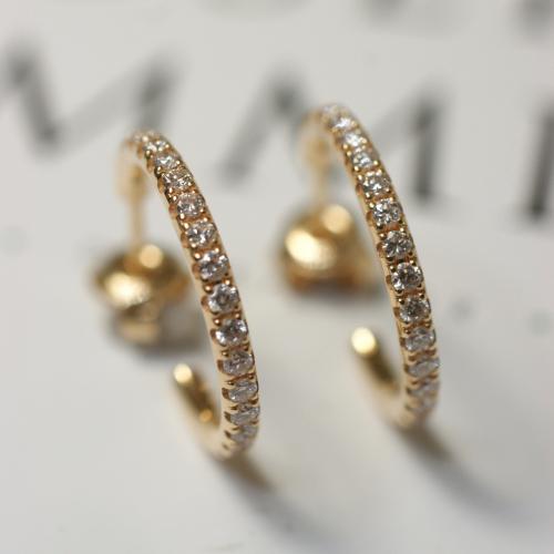 Diamond Hoops (0,30 ct)