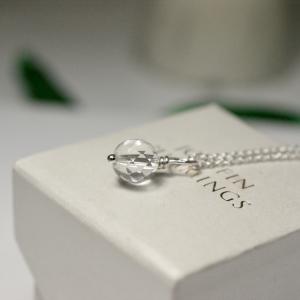 Clear Crystal Single Necklace