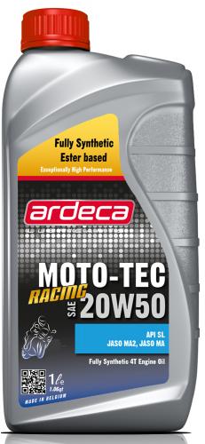 Ardeca Moto-Tec Racing 20W50 1 Liter Mc olja - Josema