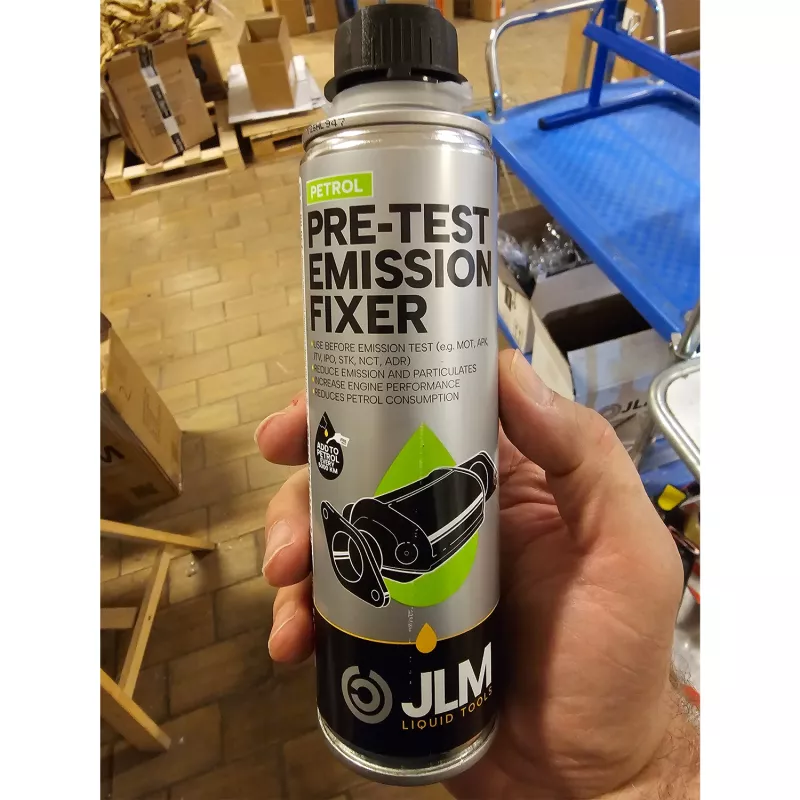 bensin pre test emission fixer minskar avgasutsläpp inför bilbesiktningen