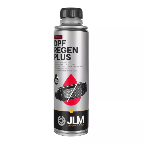 JLM DPF Regen Plus speciellt utformad för att effektivt regenerera och motverka att för stora mängder sot bildas in i bilens DPF (Diesel Partikel Filter).