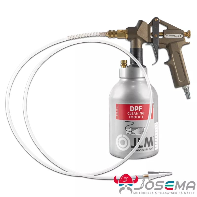 JLM Lubricants dieselpartikelfilter rengöringsverktyg för bilverkstad som rengör DPF.