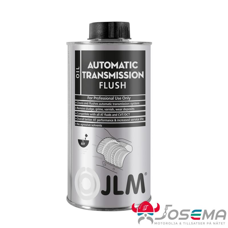 För sköljning, spolning, flush av automatiska växellådor. JLM ATF Flush enbart för Bilverkstäder.