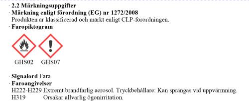 farliga egenskaper Air Refresh