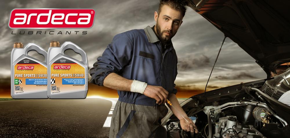 Motorolja personbil Ardeca Lubricants