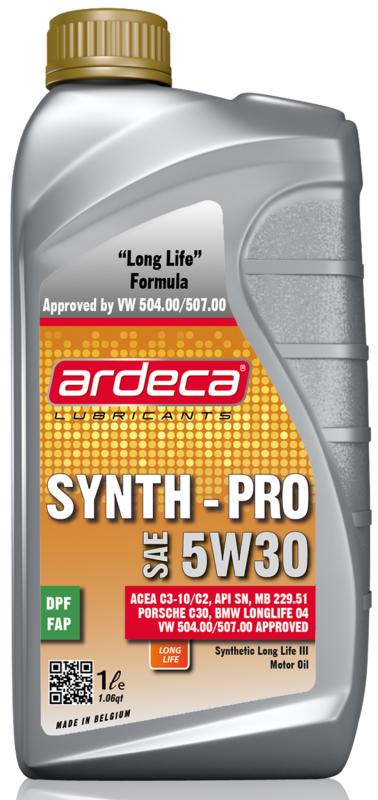Ardeca synth pro 5W30 - longlife 3