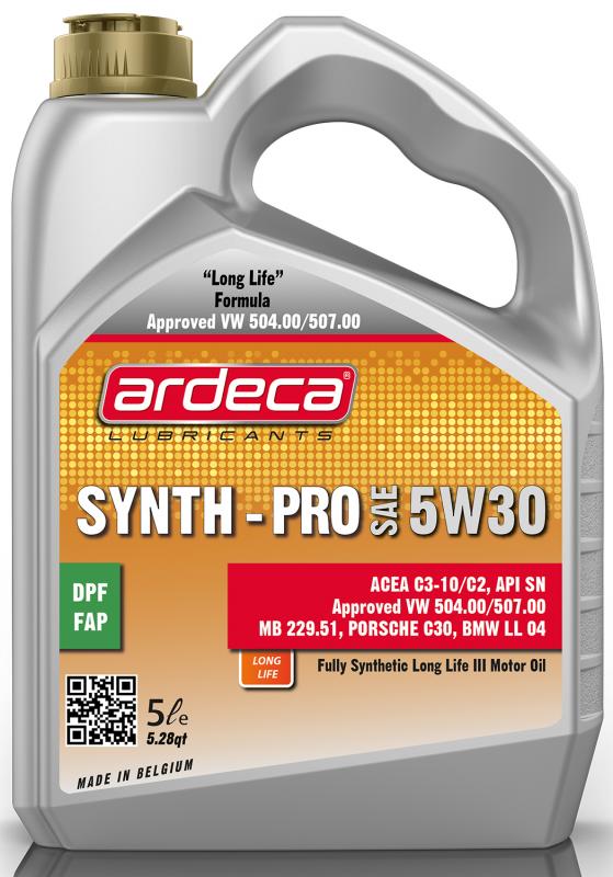 Ardeca Synth PRO 5W30 5 Liter - Josema