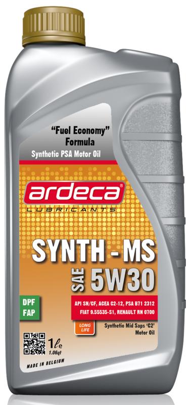 Ardeca Synth MS 5W30 - Acea C2