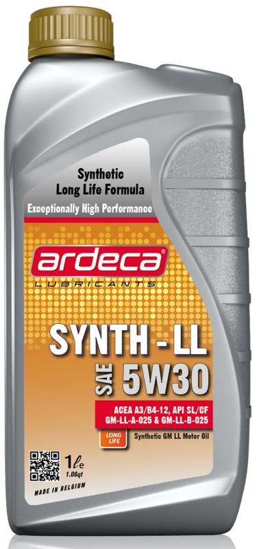 Ardeca Synth LL 5W30 - GM ll olja