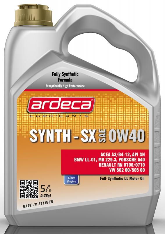 Ardeca Synth SX 0W40 5 Liter - Josema