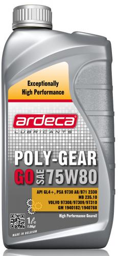 Ardeca Lubricants Poly Gear Go 75W80 1 Liter - Josema