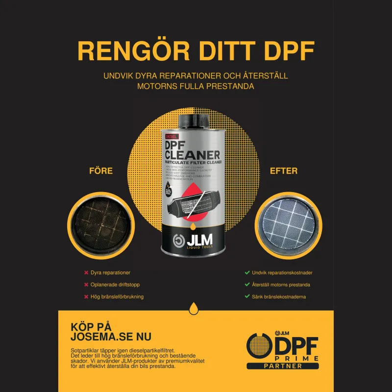 Rengör ditt dpf själv köp på josema.se nu