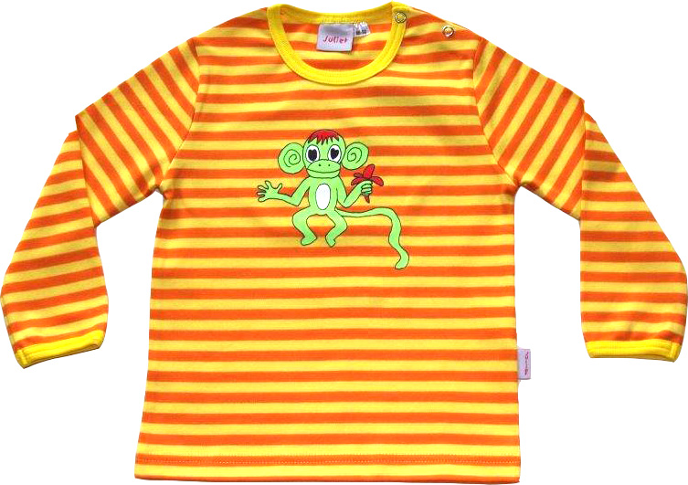 Randig Ap-tröja Gul/orange ränder OEKO-TEX