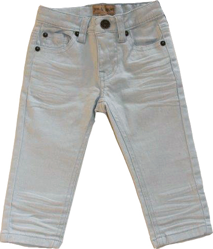 1 SUPER-REA Jeans Grey Twill Little Folks