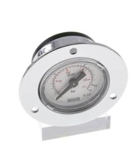 MANOM.   16  BAR Ø40M043-F16, 1/8, FLÄNS3 HÅL, WIKA