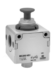 VENTIL AVST. MC238-V00-3/8", AVSTÄNGN.-VENTIL, DRÄNERANDE,