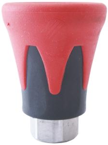 MUNST.SKYDD SVARTRÖD 1/4" I BÄGGE