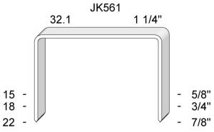 HÄFTKL. JK561-18K 2.0 MI /ASK 32-1820 MI /KART