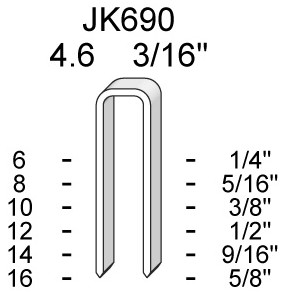 HÄFTKL. JK690-255  MI/ASK 50 MI/KRT