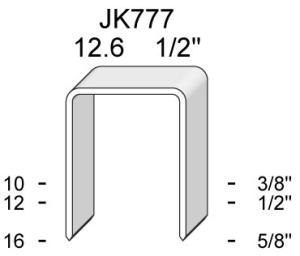 HÄFTKL. JK777-102.4 MI/ASK,48 MI/KRT