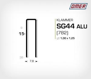 HÄFTKL. SG44/15 ALU80 MI/KRT 10 MI/ASK