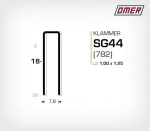 HÄFTKL. SG44/18 ALU80 MI/KRT 10 MI/ASK